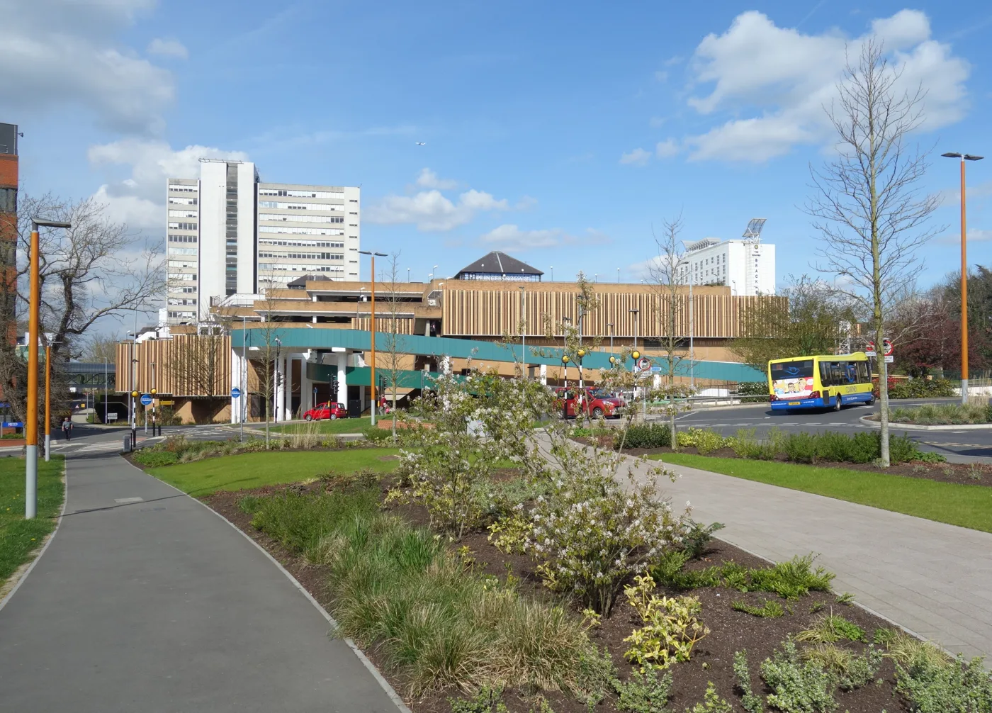 Bracknell town centre and the bus station