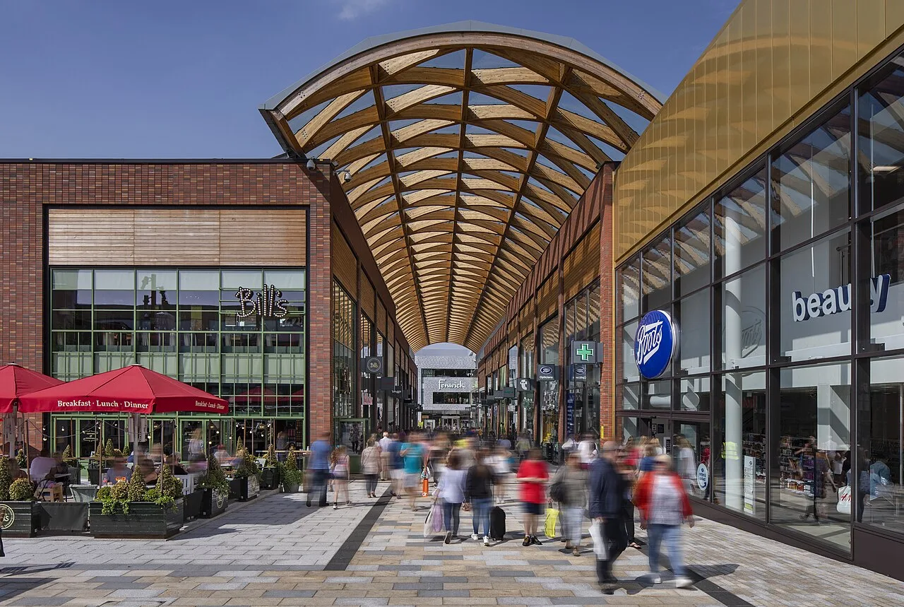 The Lexicon, Bracknell. The town centre rebuild is finished; the next wave of housing is going into the office blocks around it